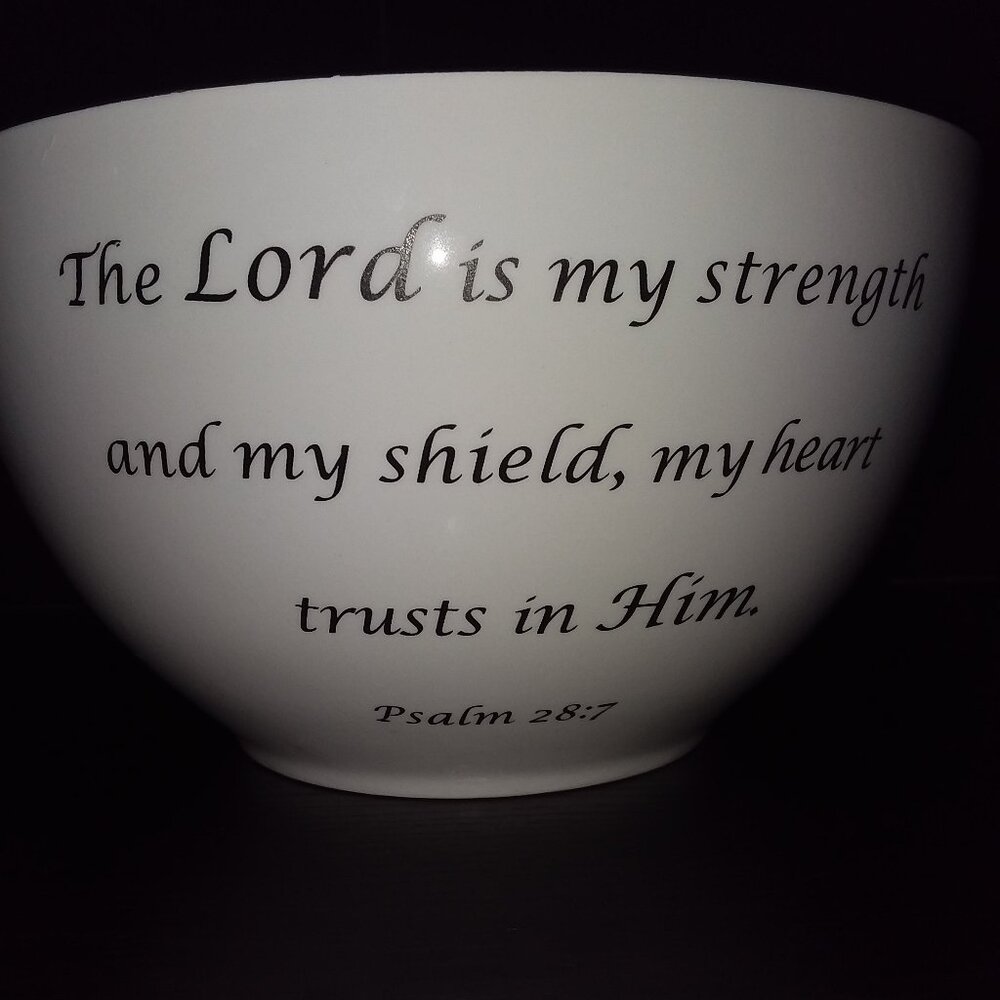 COVENTRY DAILY BLESSINGS BOWL PSALM 28:7